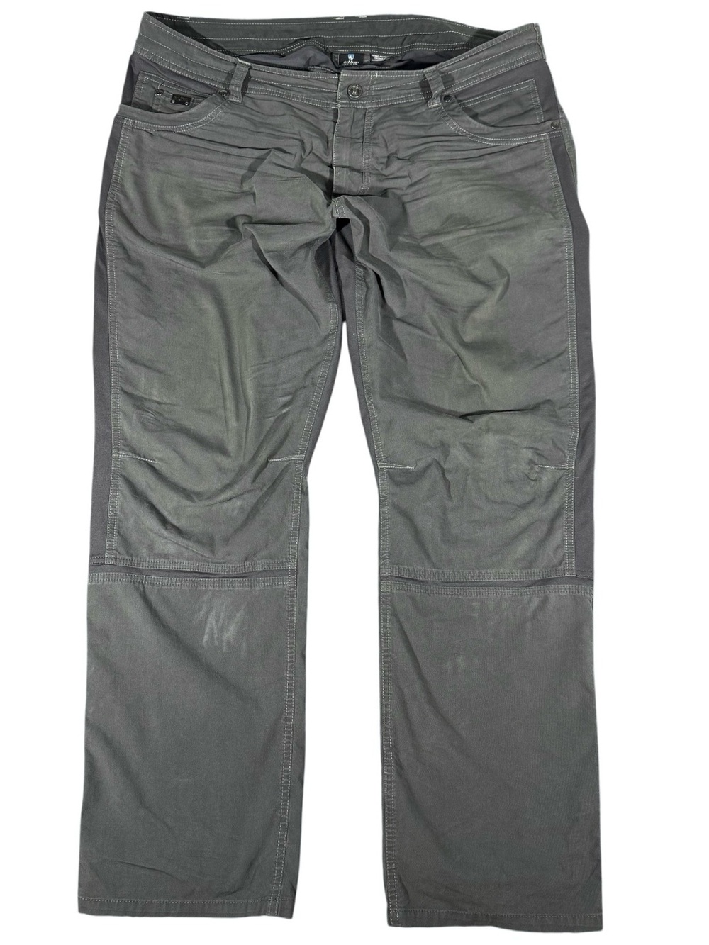 Kuhl Radikl Pants Men’s Size 40x32 Gray Canvas Hiking Outdoor Trail 5 Pocket